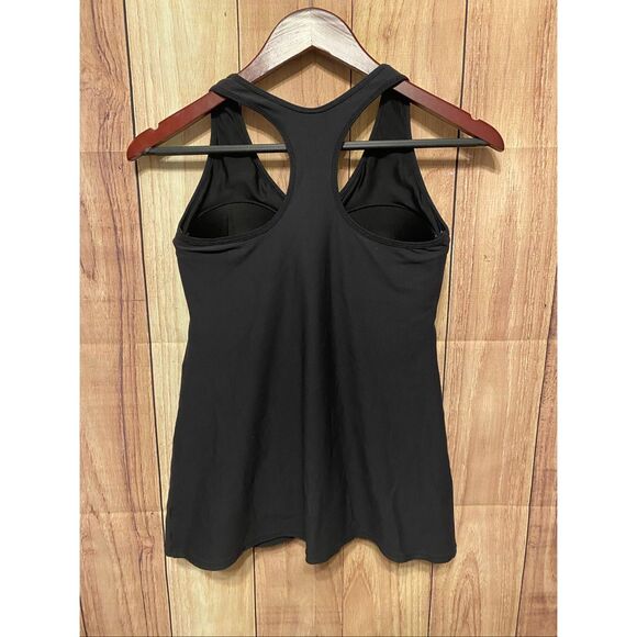 Flexees Large Fat Free Dressing Racer Back Tank Black 4166 - Picture 4 of 4